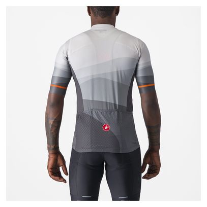 Maillot Manches Courtes Castelli Orizzonte Gris