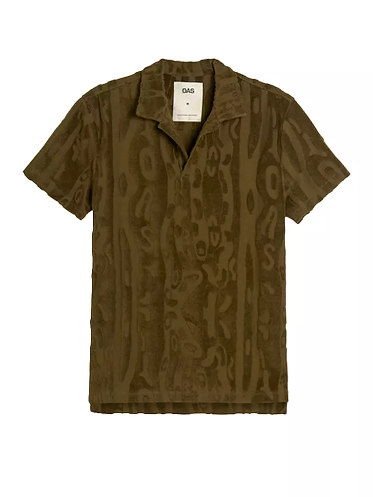 OAS Frottee Poloshirt olive
