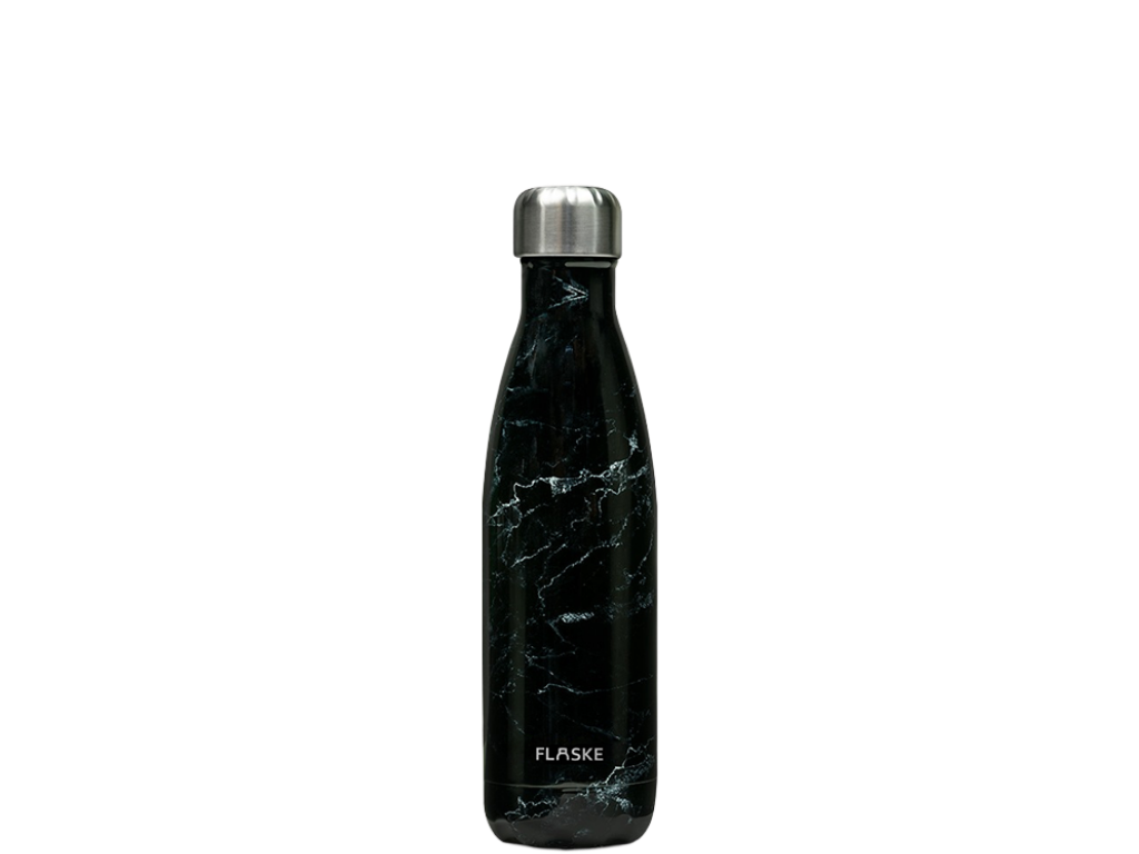 Flaske 500 ml  rvs drinkfles - marble night