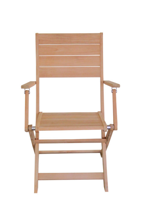 Fauteuil de jardin en teck GoodHome (lot de 2)