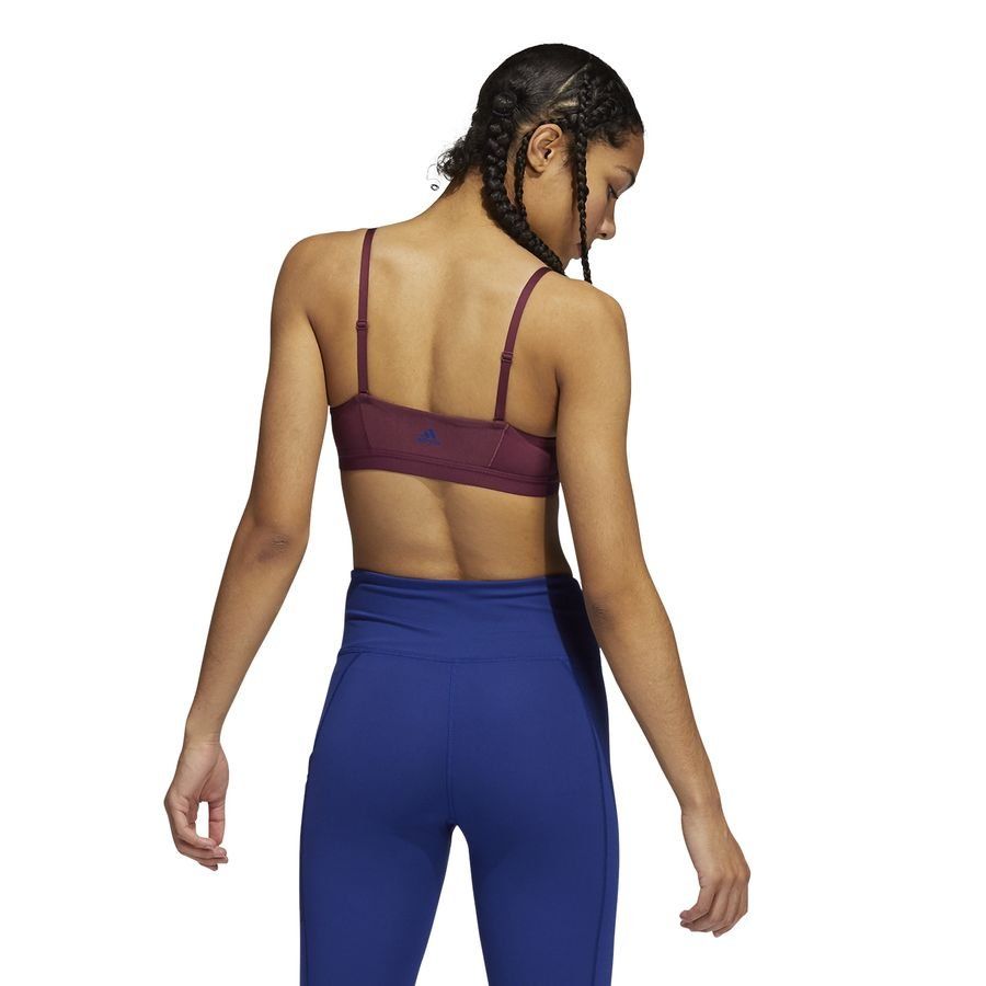 adidas Brassière ALL ME 3-Stripes - Bordeaux/Bleu Femme