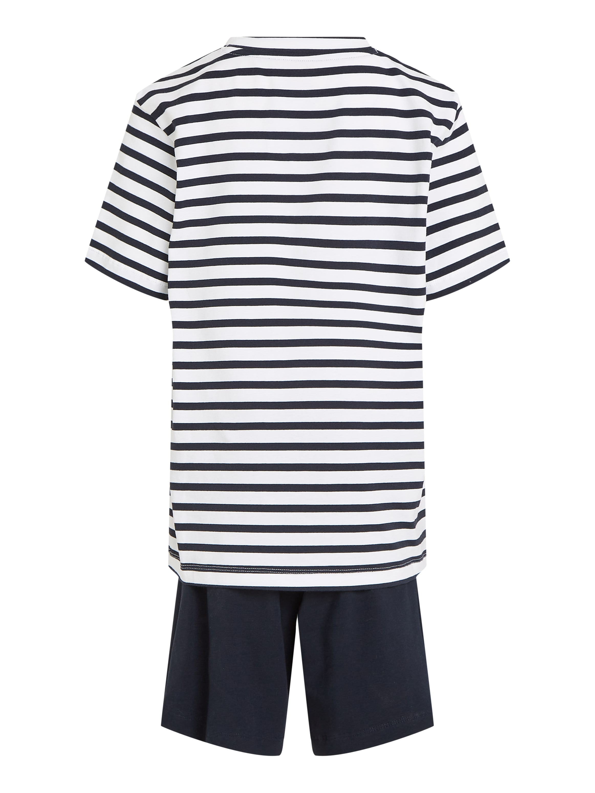 Tommy Hilfiger Underwear Pyjama »S/S JERSEY PJ SET« Set, 2er, 2 Stk. tlg., mit Logostickerei