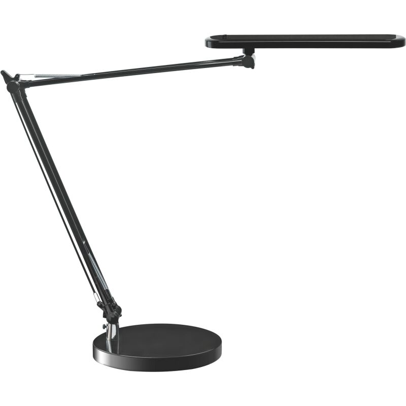 Lampe de bureau Led intégrée Mambo - Unilux - 7 W - Bras articulé 32 x 32 cm