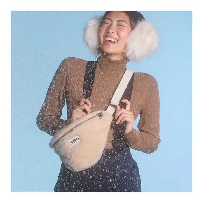 Sac banane Sasha 40 cm Teddy Beige