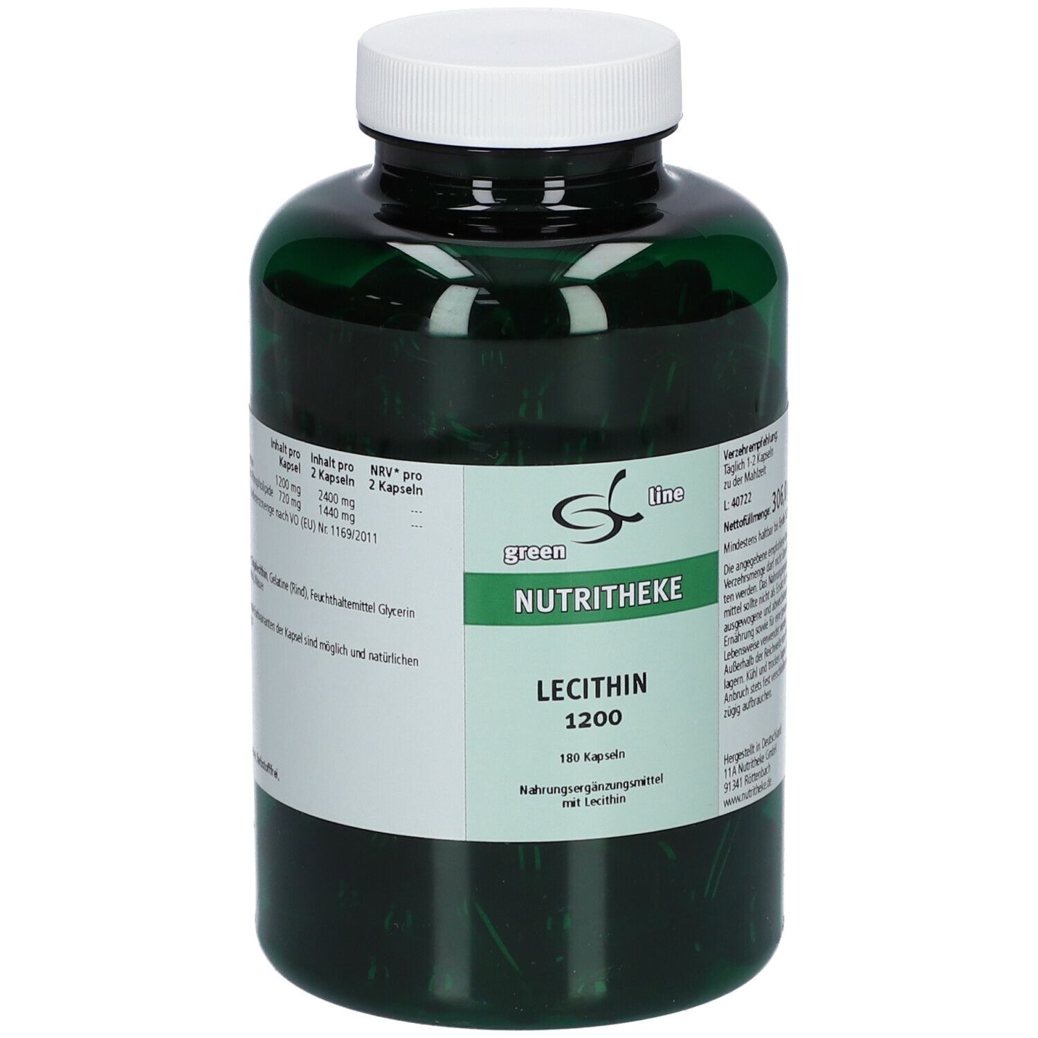 green line NUTRITHEKE Lecithin 1202