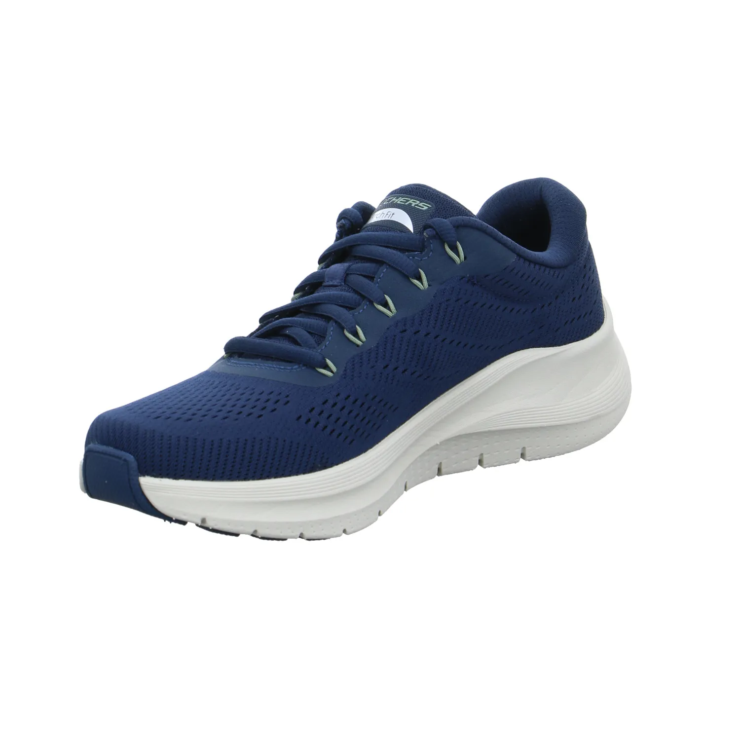 SKECHERS Halbschuhe Sneaker Stoff Blau Synthetik