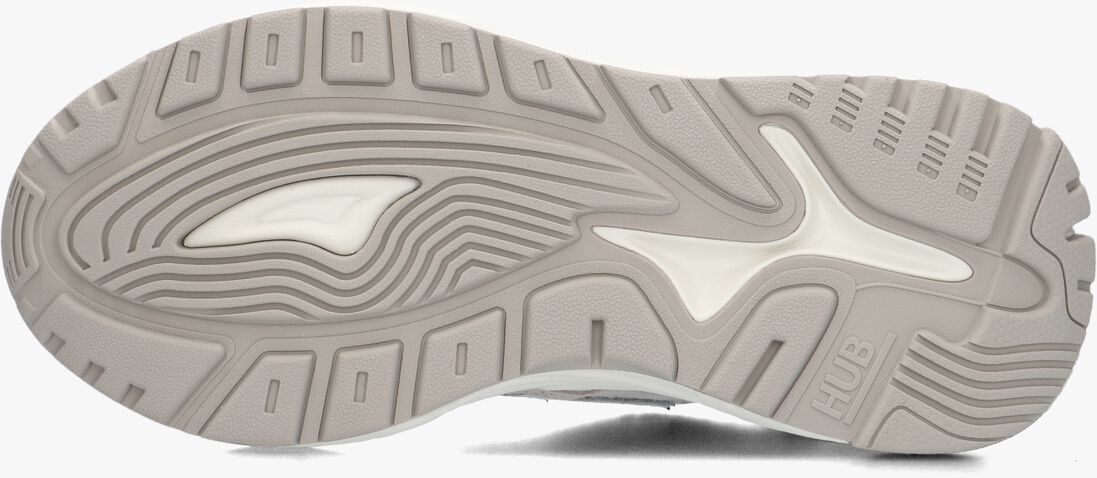 HUB beige hub lage sneakers grid-w
