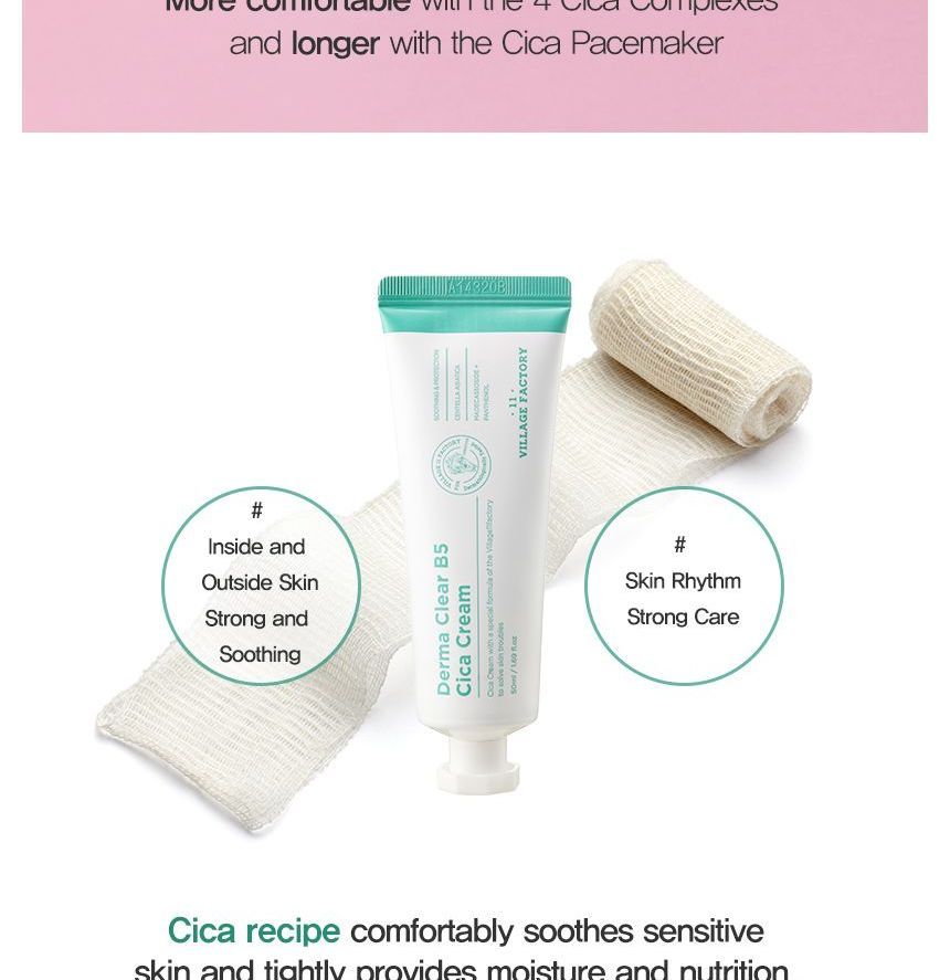 DORP 11 FABRIEK - Derma Clear B5 Cica Crème