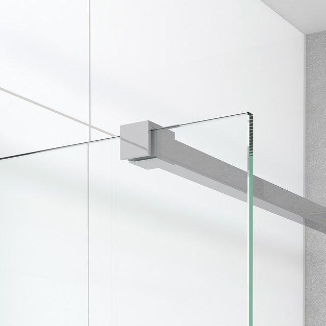 Amber Douchecabine | 120x100 cm Chroom Helder glas Draaideur Rechthoek