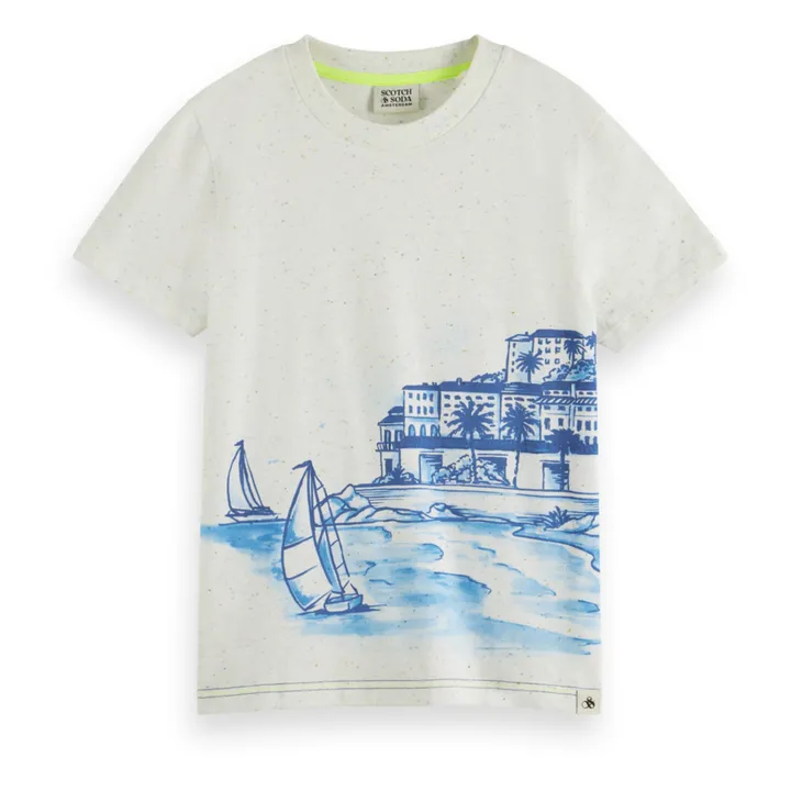 Scotch & Soda T-shirt Voilier | Blanc