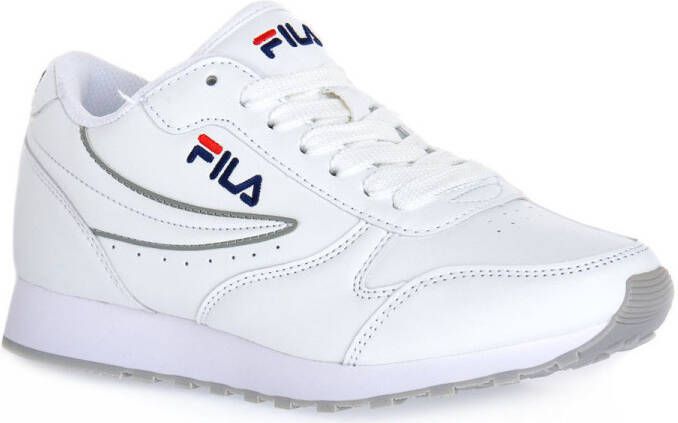 Fila Witte vetersneakers met contrastdetails White Dames