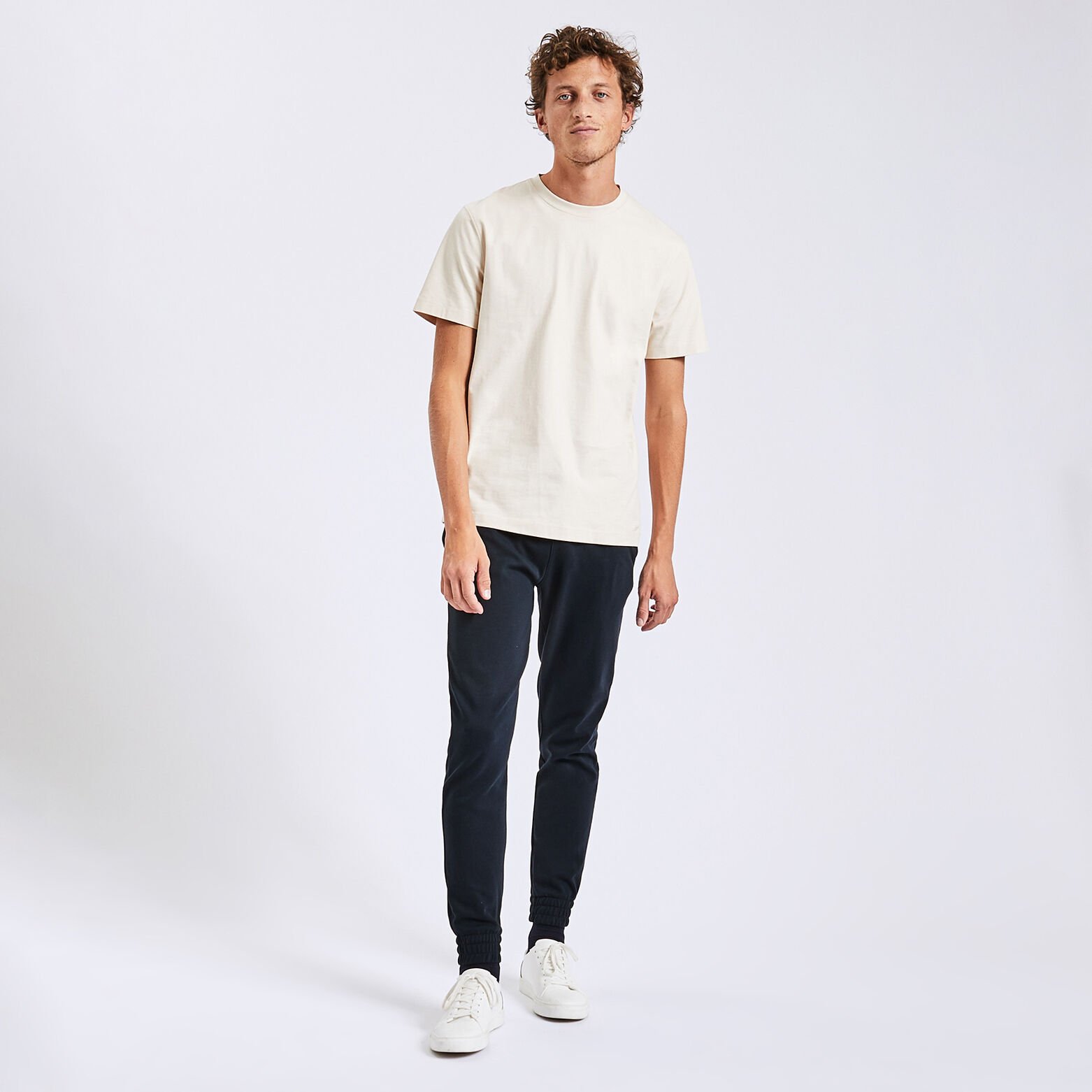 Pantalon de pyjama avec cordons Bleu foncé