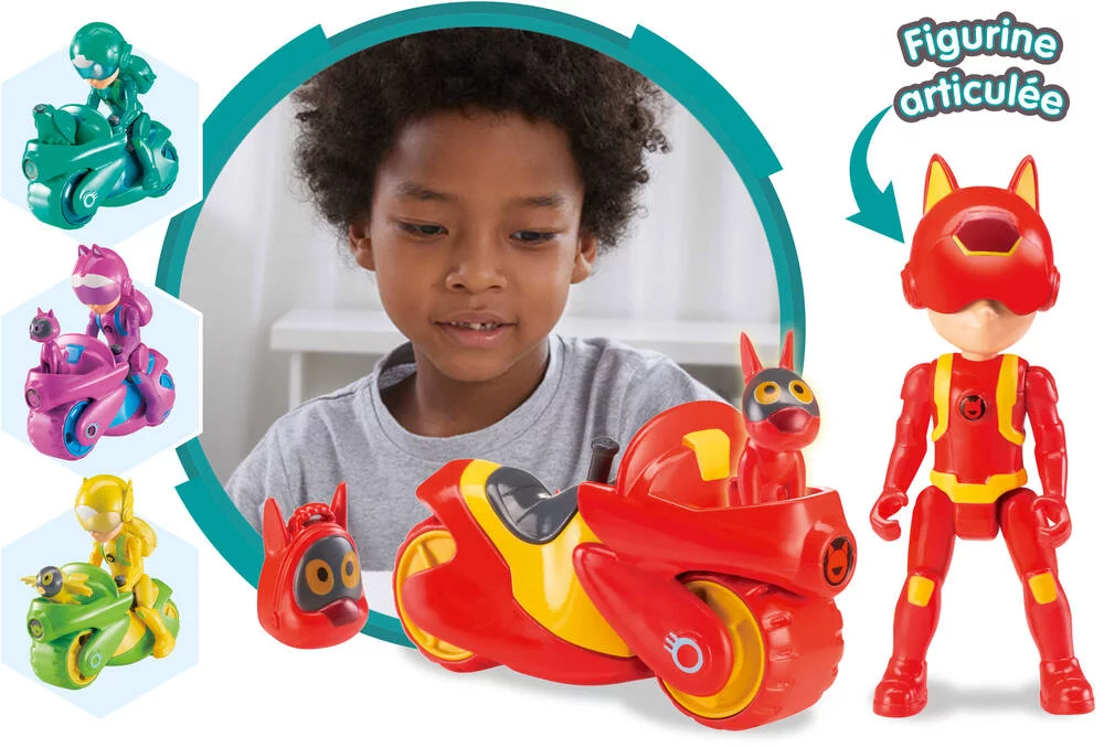 PETRONIX - FIGURINE  7,5 CM ET MOTO
