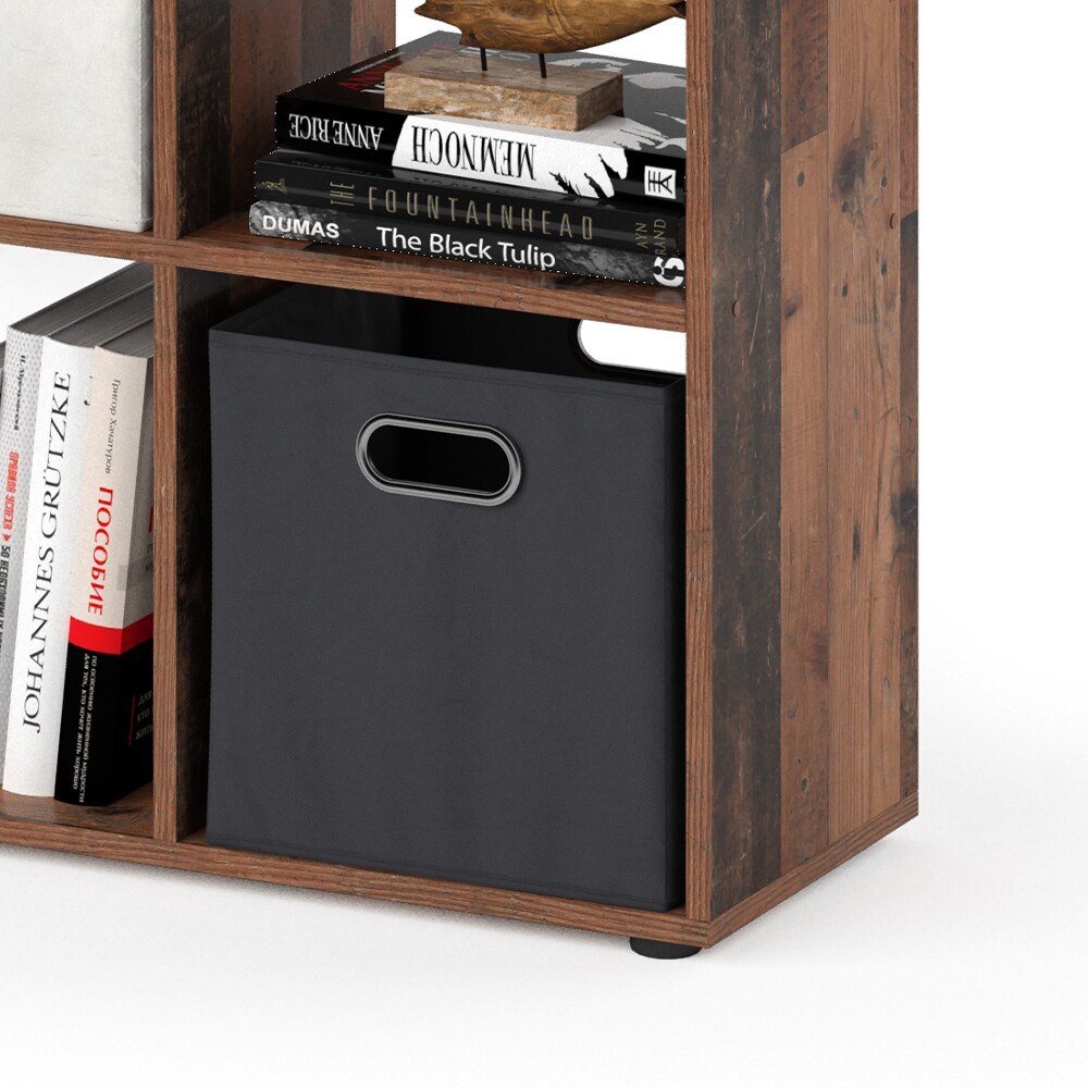 Vicco Raumteiler Standregal Bücherregal Tetra 4 Fächer Old Style Büroregal