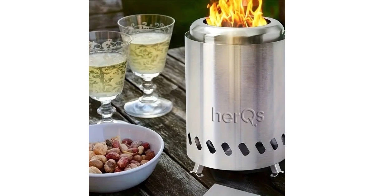 HerQsSmokeless Firepit Mini vuurkorf