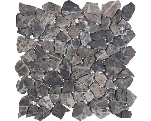 Gebroken mozaïek Poly Marron bruin