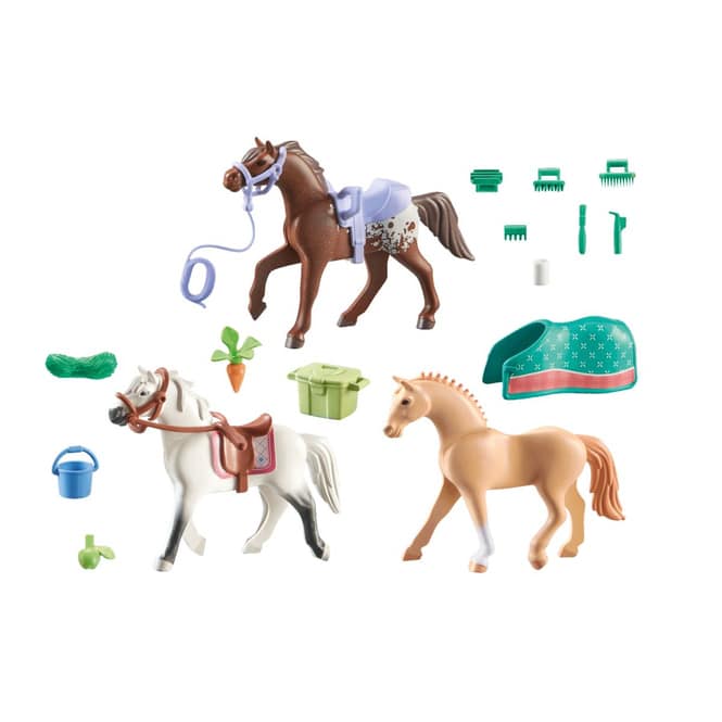 Playmobil® 71356 - 3 Pferde: Morgan, Quarter Horse & Shagya Araber - Playmobil® Horses of Waterfall