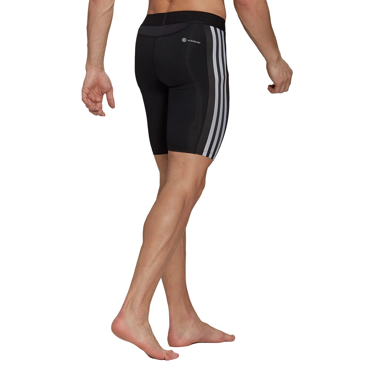 Leggings curtas adidas Techfit 3-Stripes