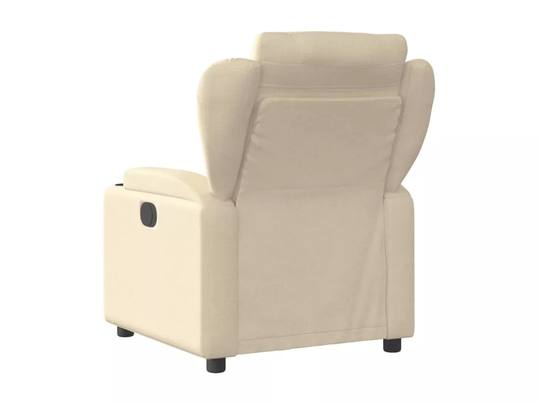 Fauteuil inclinable Crème Tissu