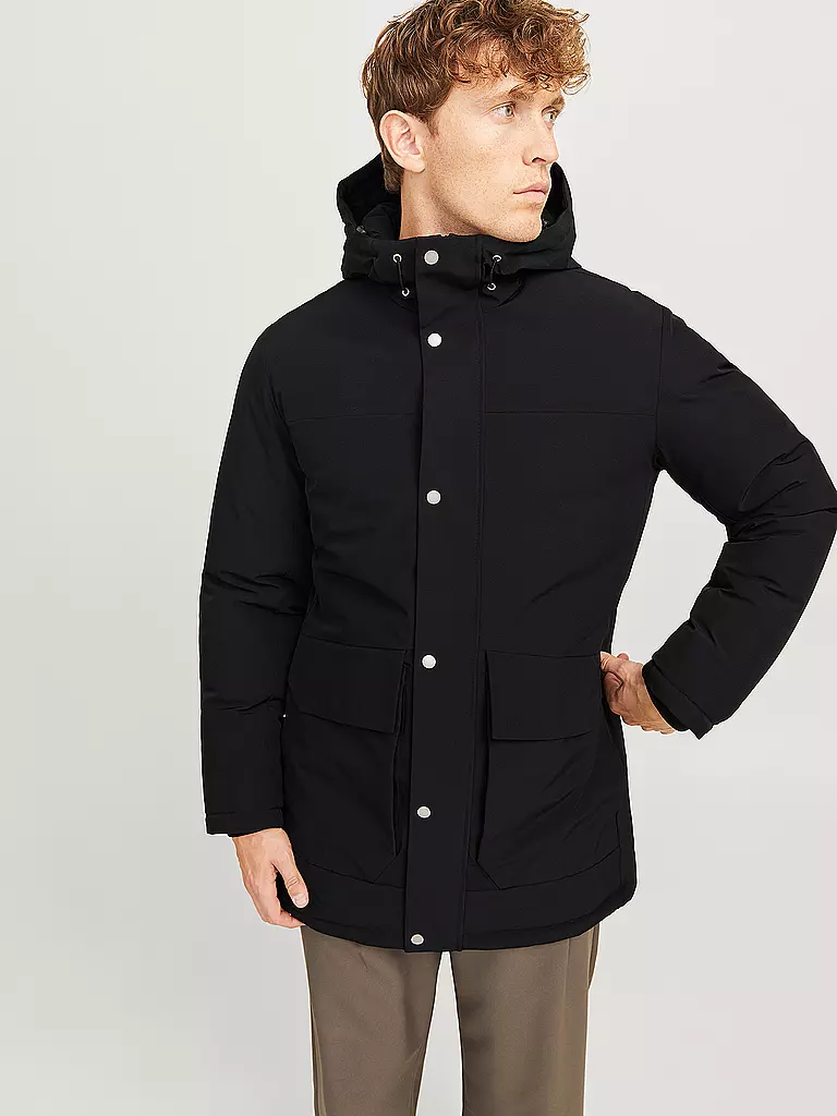 JACK & JONES Parka JJETREK schwarz