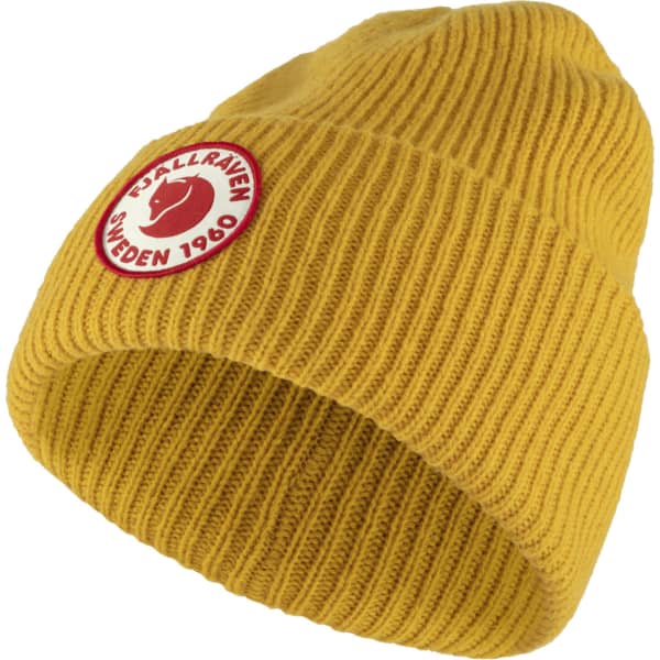 Bonnet FJALLRAVEN 1960 LOGO HAT MUSTARD YELLOW
