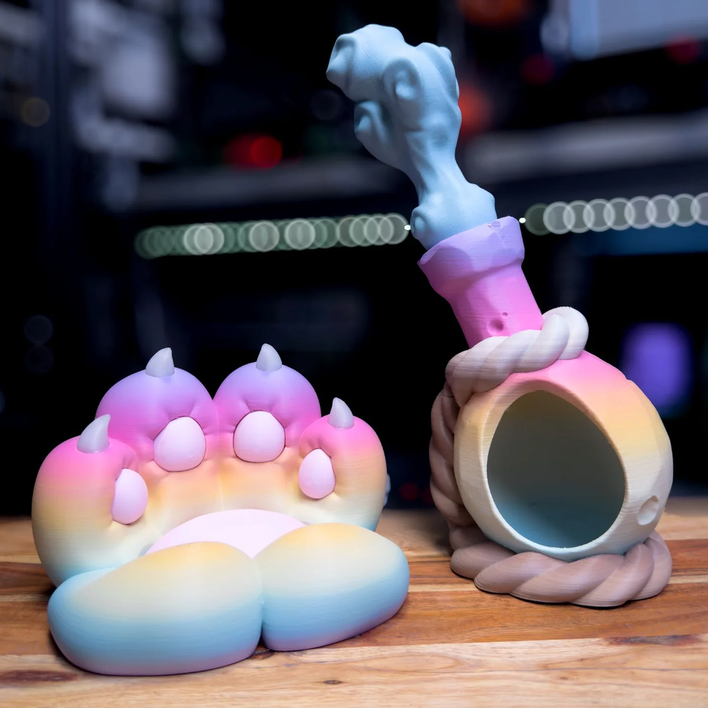 Polymaker  Panchroma™ PLA Gradient Matte Pastel Rainbow, 1,75 mm / 1000 g    Wunderschöne Farbverläufe mit mattem Finish in Pastel Rainbow