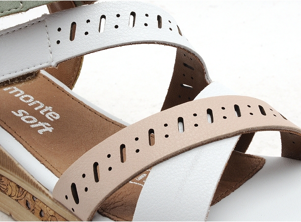 Remonte nu pieds talons femme d3064 blanc