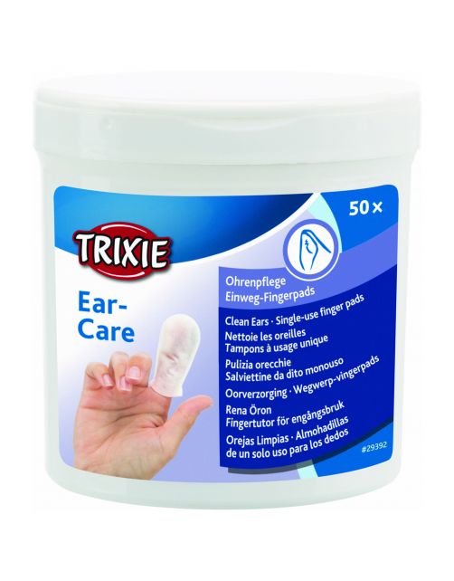 Trixie Vingerdoekjes Voor De Oren - Oorverzorgingsmiddel - 50 stuks