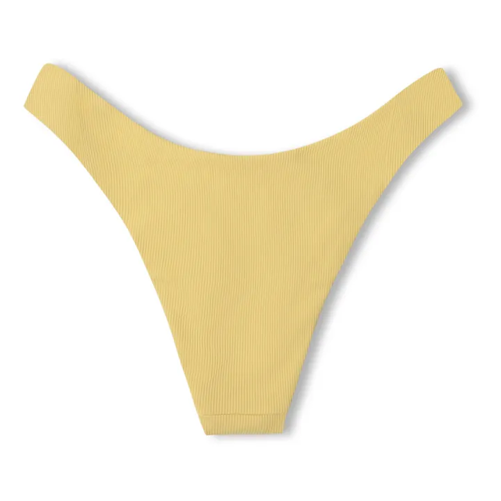Zulu & Zephyr Bas de Maillot Citrus Côtelé | Jaune