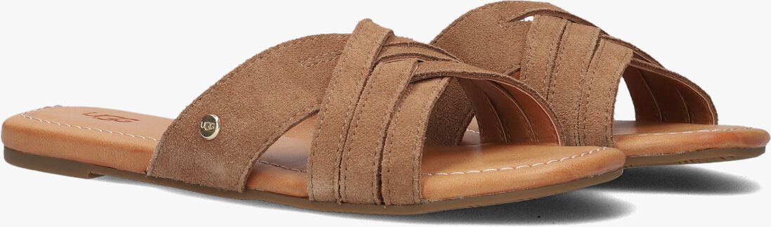 bruine ugg slippers w kenleigh slide