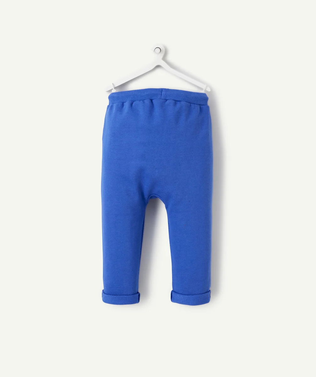 JOGGING BÉBÉ GARÇON EN COTON BIO BLEU