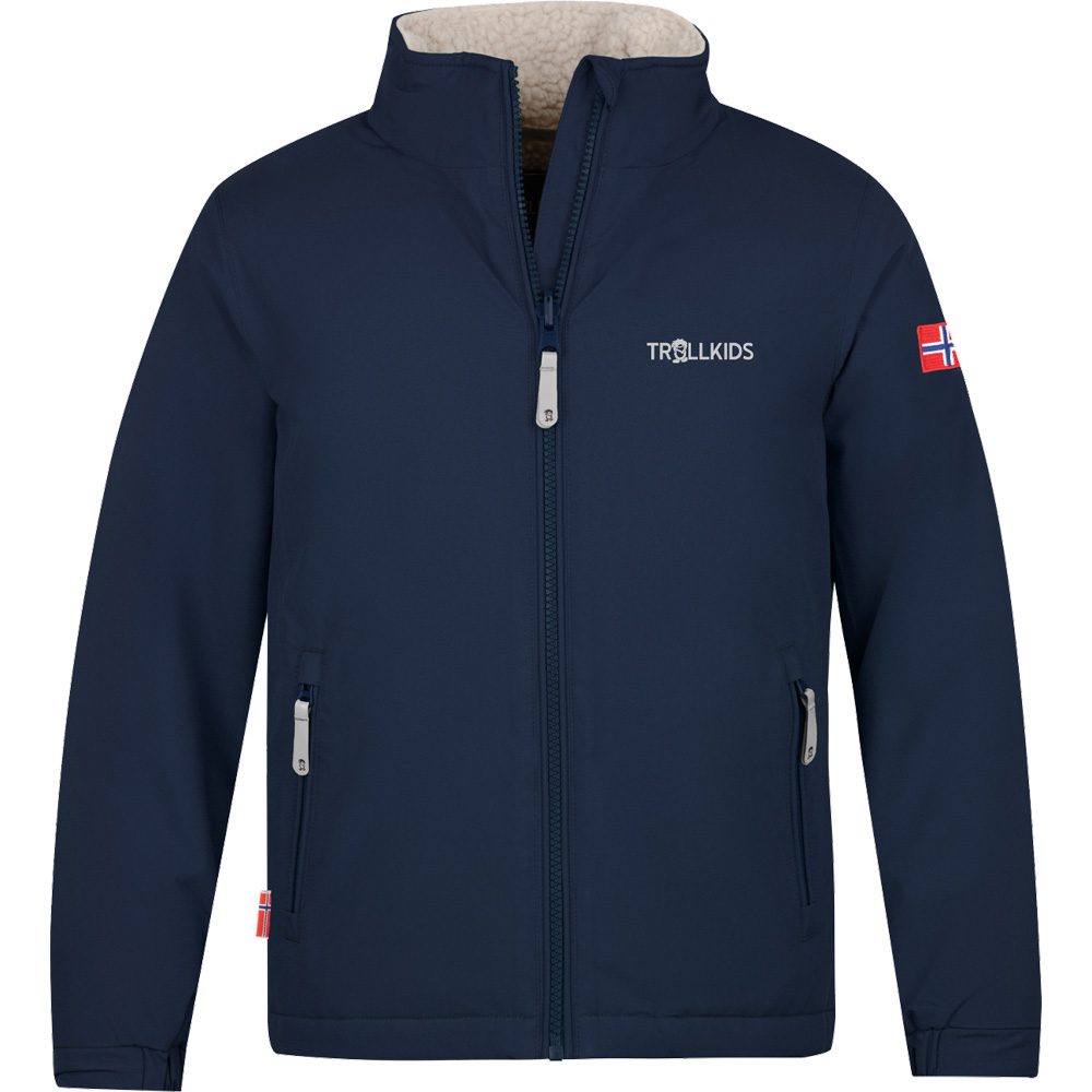 Trollkids Laksefjord 3in1 Doppeljacke Kinder navy