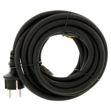 Aansluitsnoer 3x1.5mm² Neopreen 5 Meter Zwart