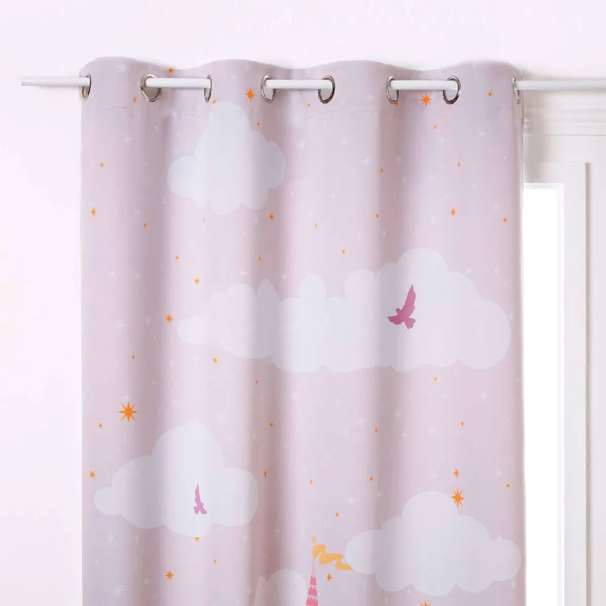 Atmosphera, Createur D'Interieur Atmosphera Kids rideau château - Rose