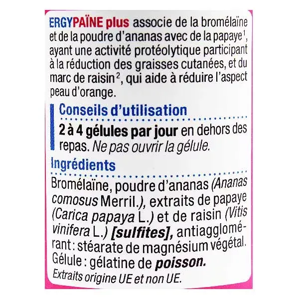 Nutergia Ergypaine Plus 60 cápsulas