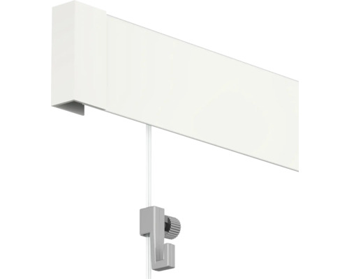 Schilderijrail Click Rail Pro 2 m witte primer