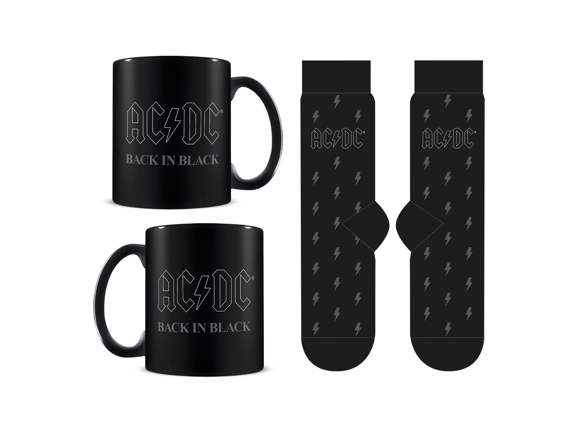 SET CANECA E MEIAS AC/DC