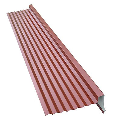 Rive pour plaque métal imitation tuile Tuile R originale rouge Bacacier