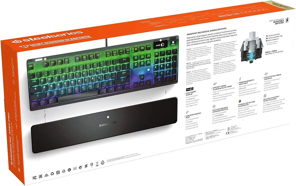 SteelSeries Apex Pro Claviers gaming