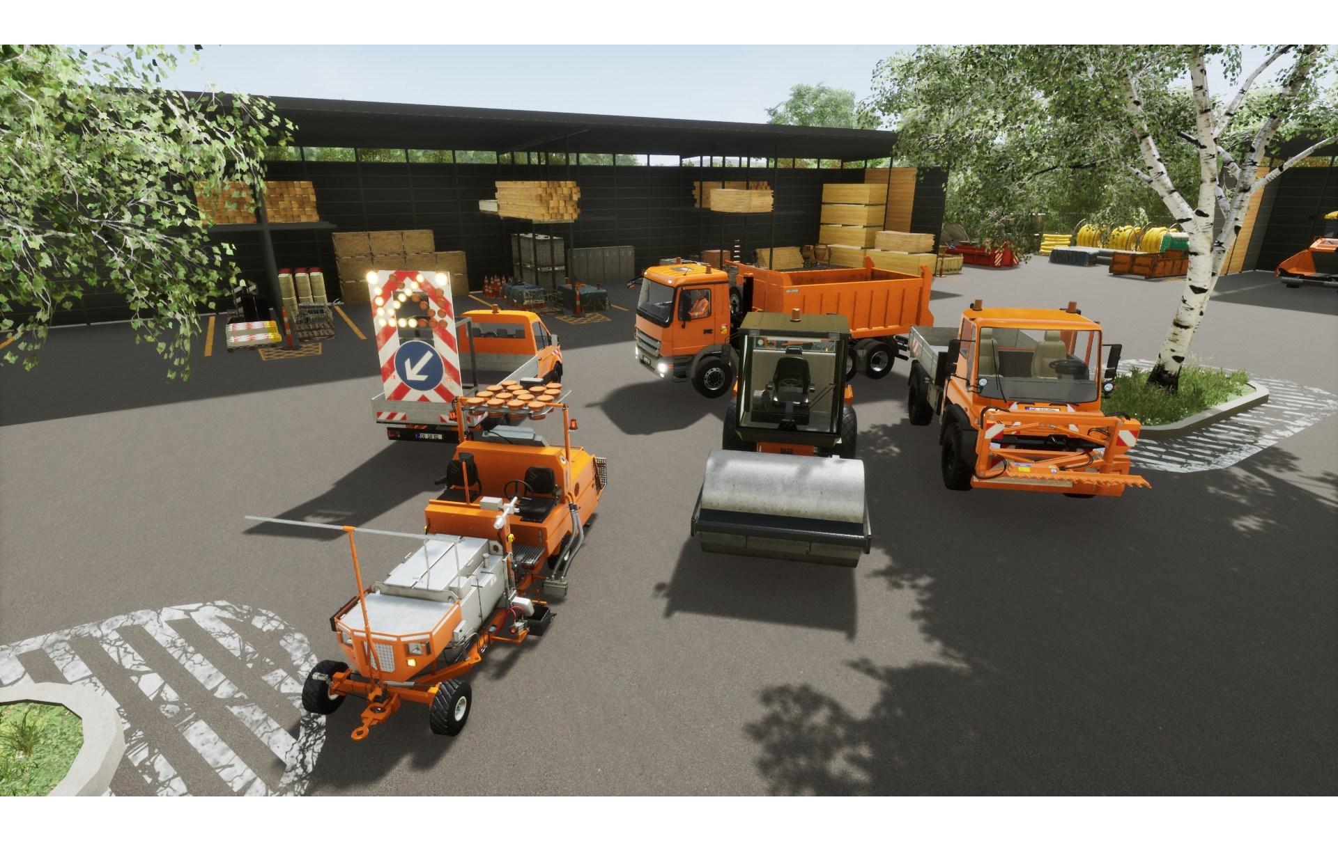 Strassenmeisterei SimulatorStrasseninstandhaltung Simulator Spiel für die PlayStation 4