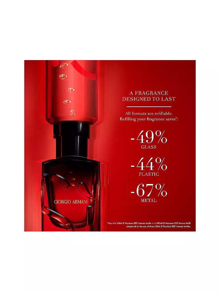 GIORGIO ARMANI Sì Passione Eau de Parfum Intense 50ml Nachfüllbar keine Farbe