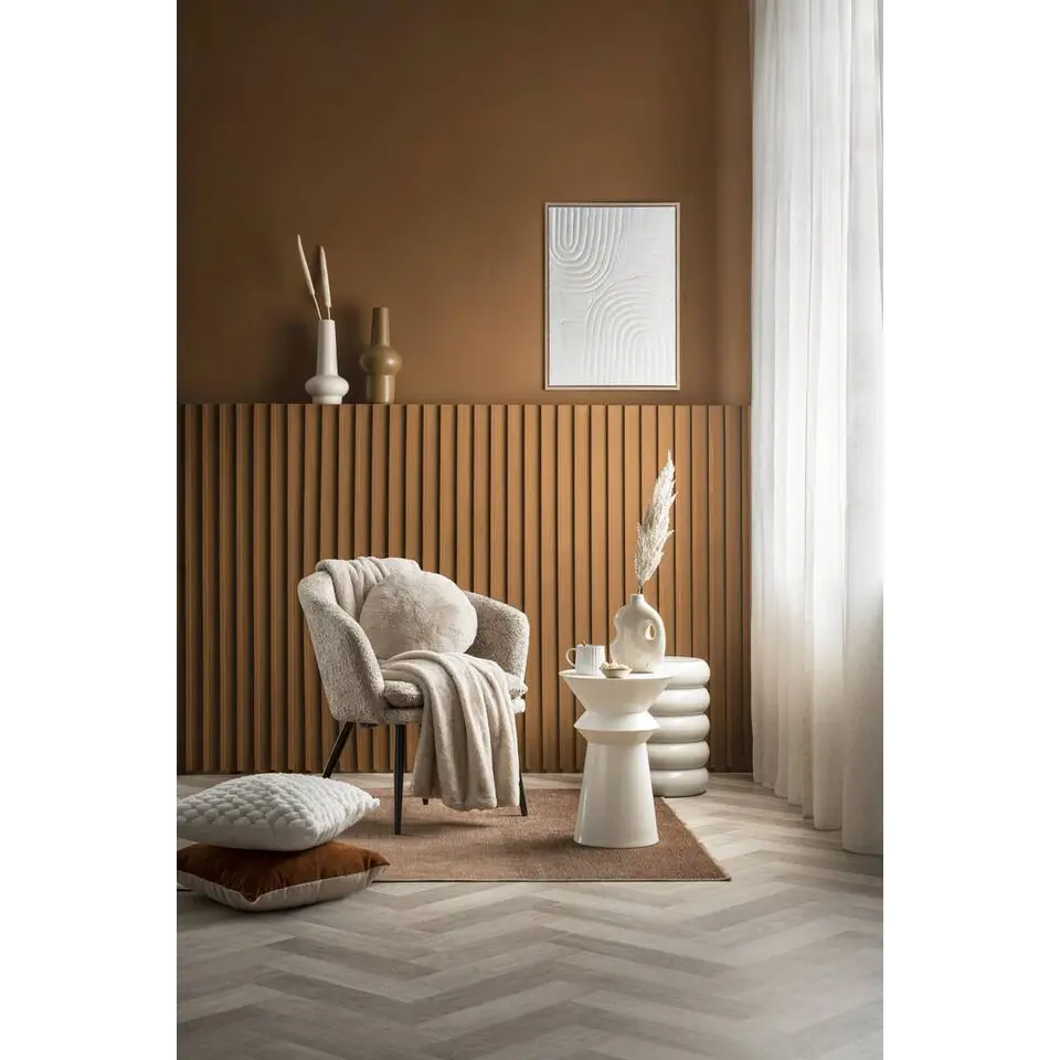 Fauteuil Cloe - stof - beige