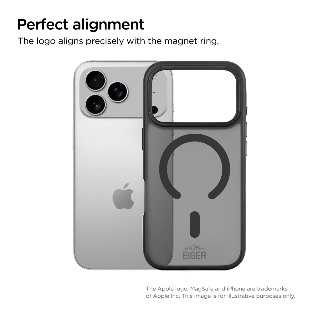 iPhone 17 Pro Max MagSafe Blizzard Case GRS Schutzhülle aus Recycelten Materialien (EGCA00907) - Schwarz