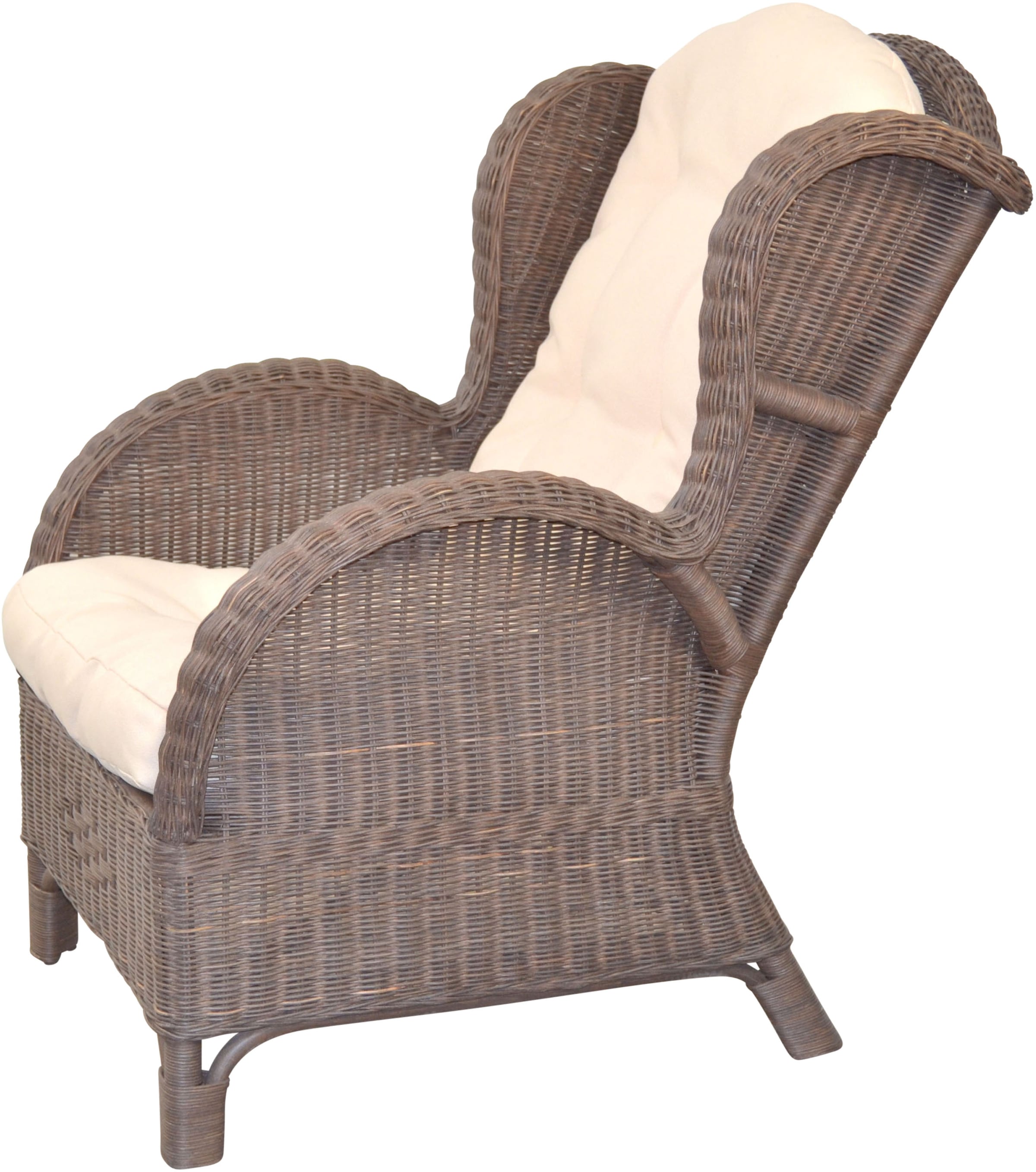 HOFMANN LIVING AND MORE Ohrensessel 1 Stk. tlg. Handgeflochten
