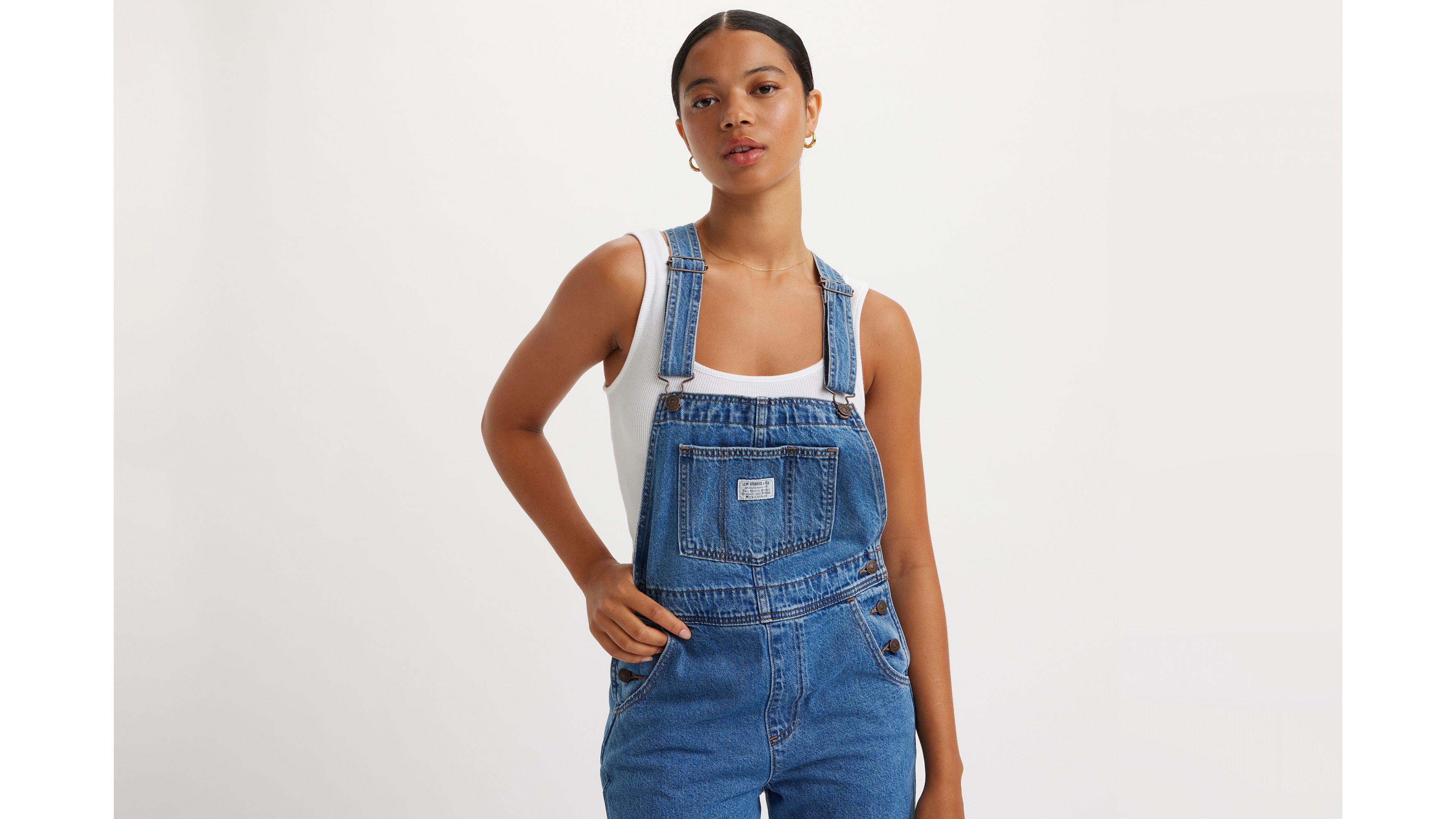 Salopette vintage denim - Foolish Love - Bleu
