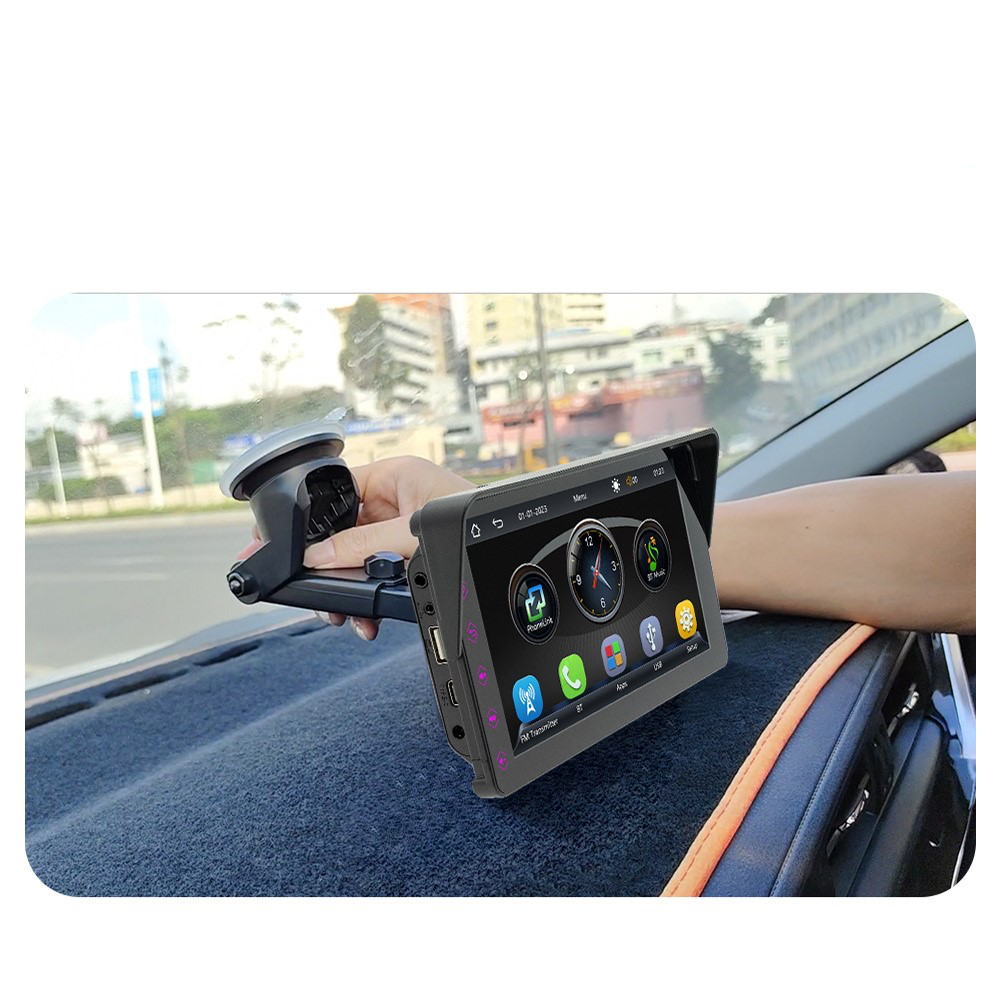 (182x104mm) Digitales Auto Radio FM Audio Transmitter Bluetooth MP5 Player mit 7