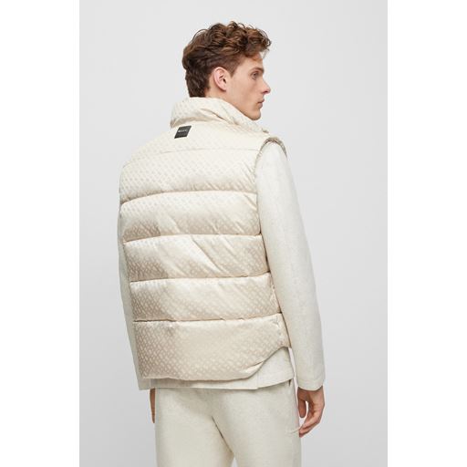 Boss Black Clono Vest, Open White, 54