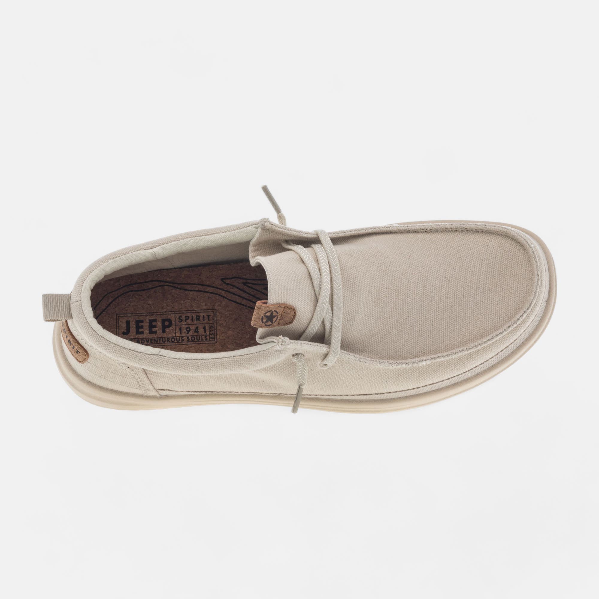 Baskets en toile Homme beige