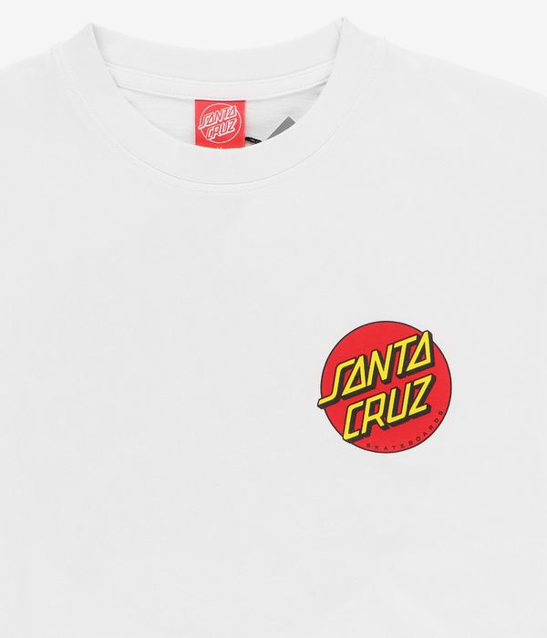 Santa Cruz Classic Dot Chest T-Shirt (white)