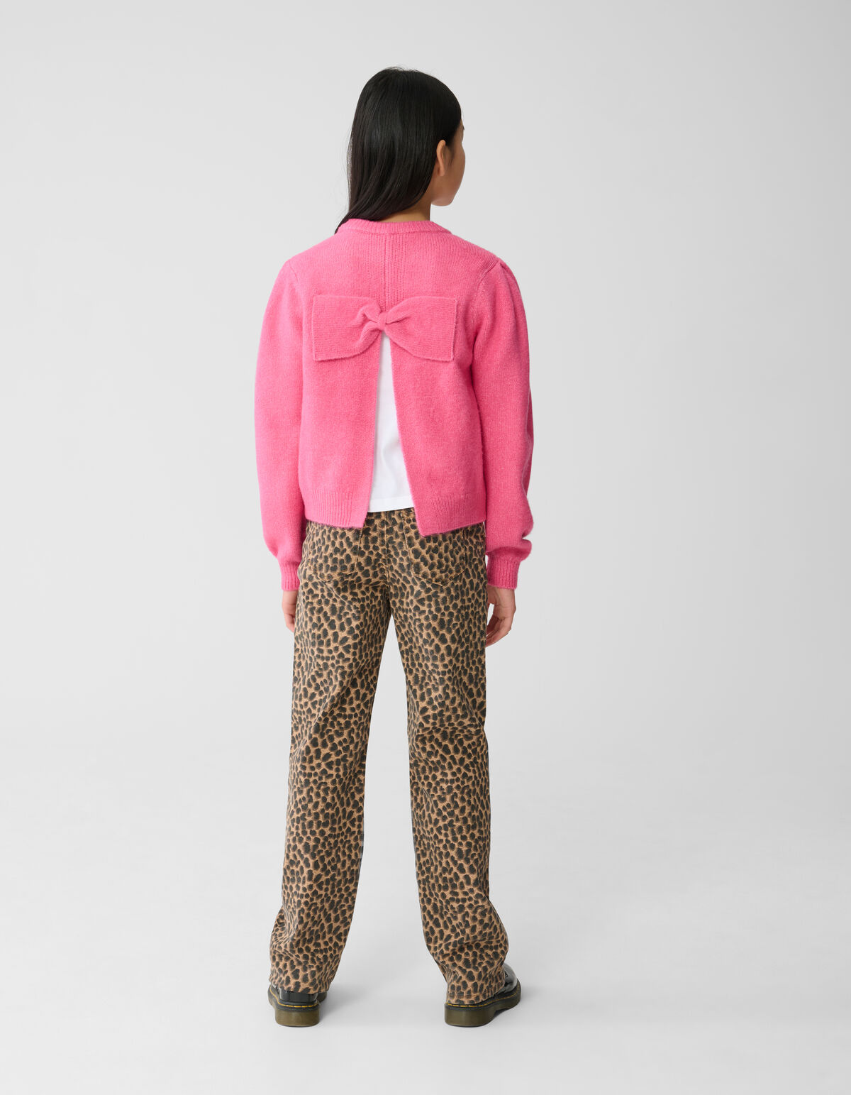 Leopard Straight Fit Broek Bruin